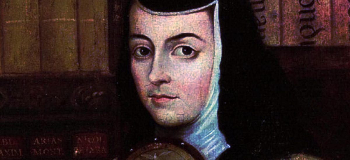 Retrato de Sor Juana Inés de la Cruz, escritora y monja mexicana del siglo XVII