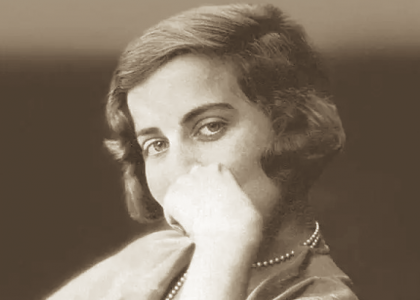 Foto de Victoria Ocampo, destacada escritora y figura literaria argentina del siglo XX